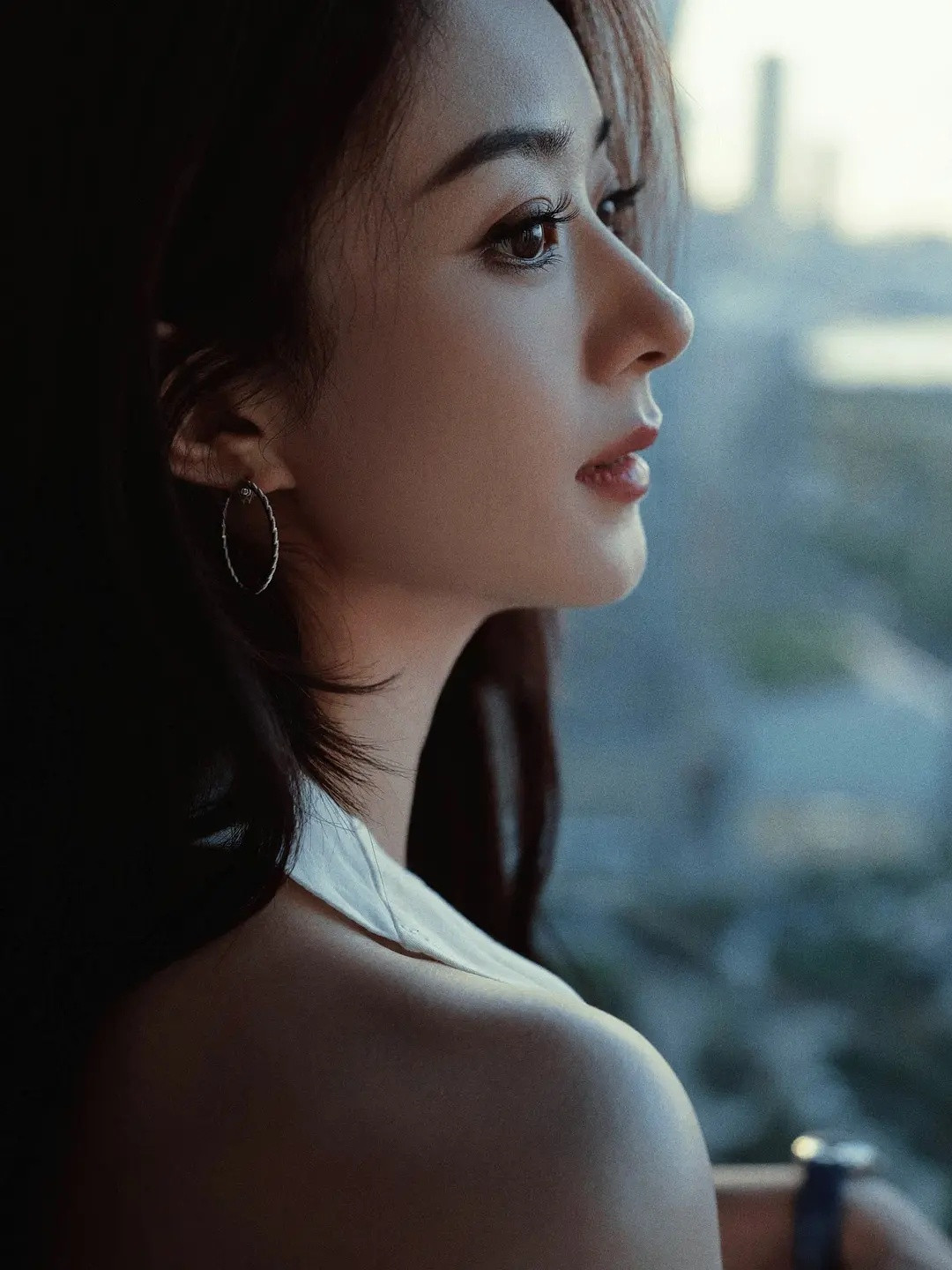 赵丽颖的脸好牛太美了有种自然清新美​​​