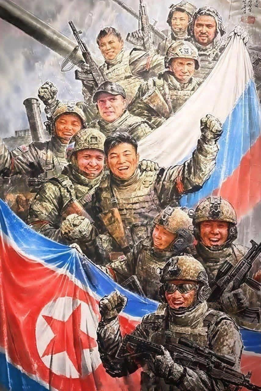 特别能战斗的朝军，将来将成为国际主义战士，打到哪里，哪里大胜。我们为俄罗斯奠定了