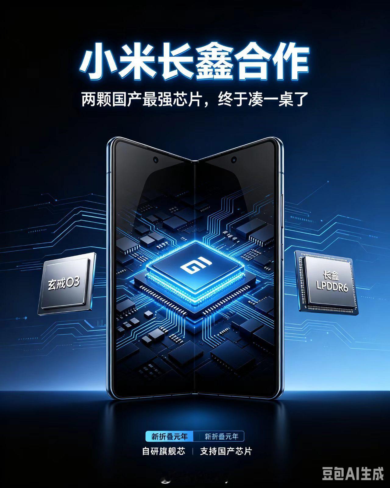 #长鑫LPDDR6首发搭载小米18Fold#这个猛啊！！之前已经确定了小米18Fold支持LPDDR