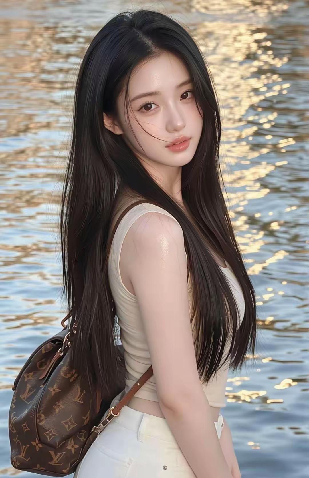 你心中的美女啥模样美女是漂亮又可爱的女孩，长相好、身材好，性格温柔又可爱的女孩