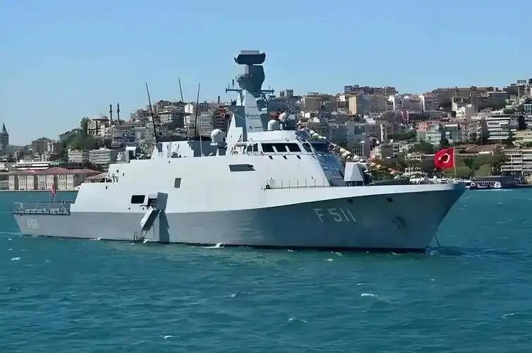 欧洲最强战舰来了？土耳其国产大驱即将下水，96垂发火力直追万吨大驱 土耳其敲