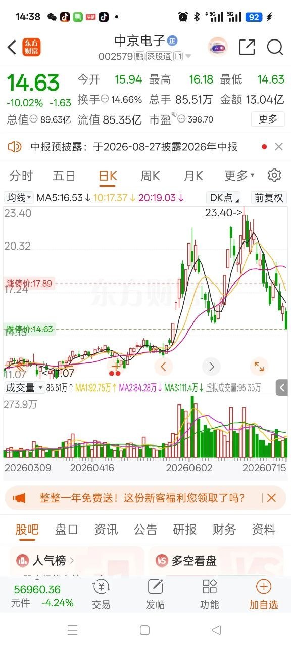 一位股民盯着盘面久久沉默，满心只剩无尽的自我埋怨，满心苦涩无处诉说。2025年1