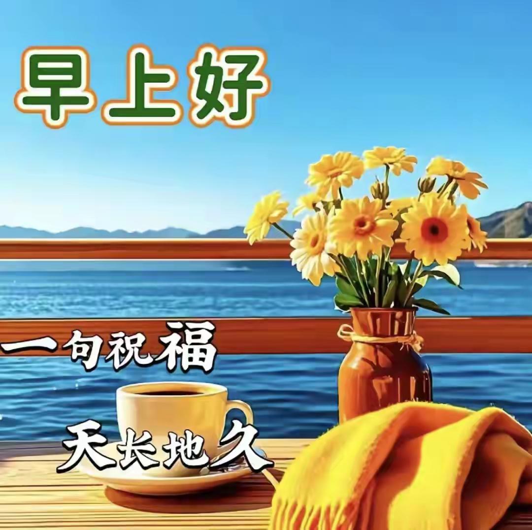 新的一天，愿你卸下疲惫，带着勇气出发，三餐四季皆安，万事顺意常伴。生活或许