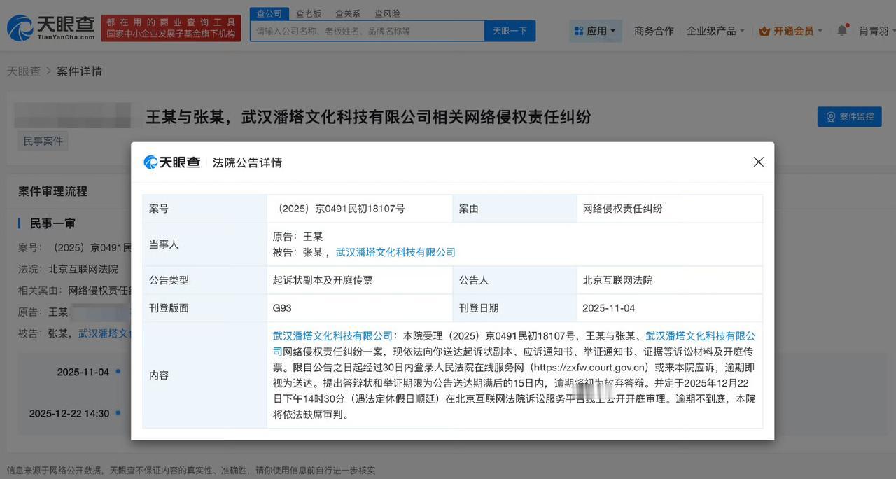 王一博网络维权案12月开庭，互联网不是法外之地，支持王一博先生合法维权！重点来