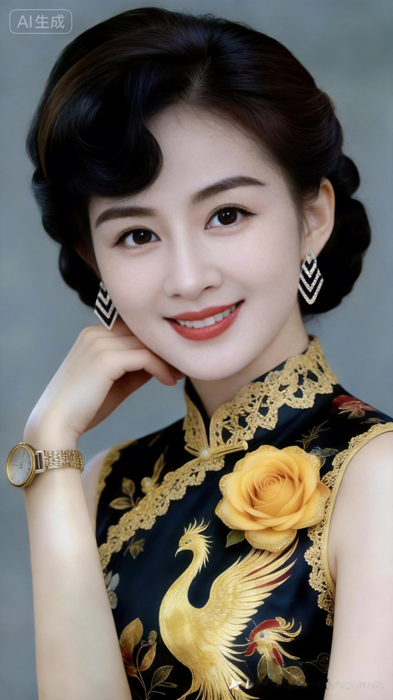 复古旗袍风，优雅气质满满🌸👗