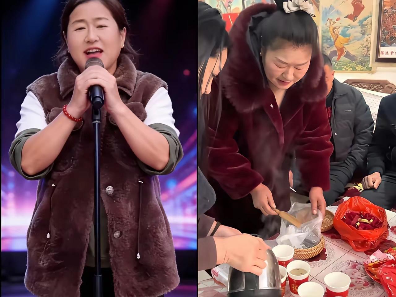 据说朱之文老婆是二婚，玉芬第一婚的时候，她家男人从一穷二白到后来富甲一方，男的有