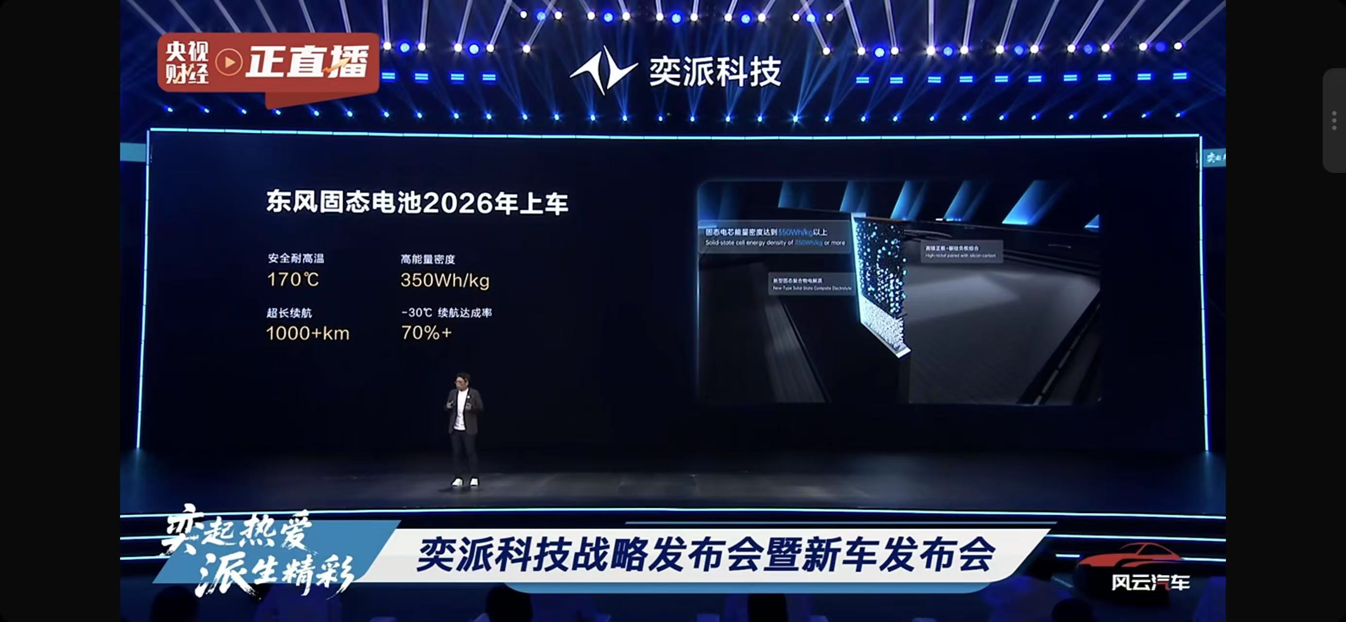 东风奕派真猛啊，发布会上说了明年上固态电池，还有1200V平台12C快充😳