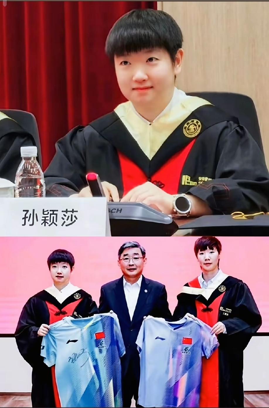 王曼昱被冷落了，这就是无稽之谈。这两天被孙颖莎和王曼昱的毕业照刷屏了，她们俩
