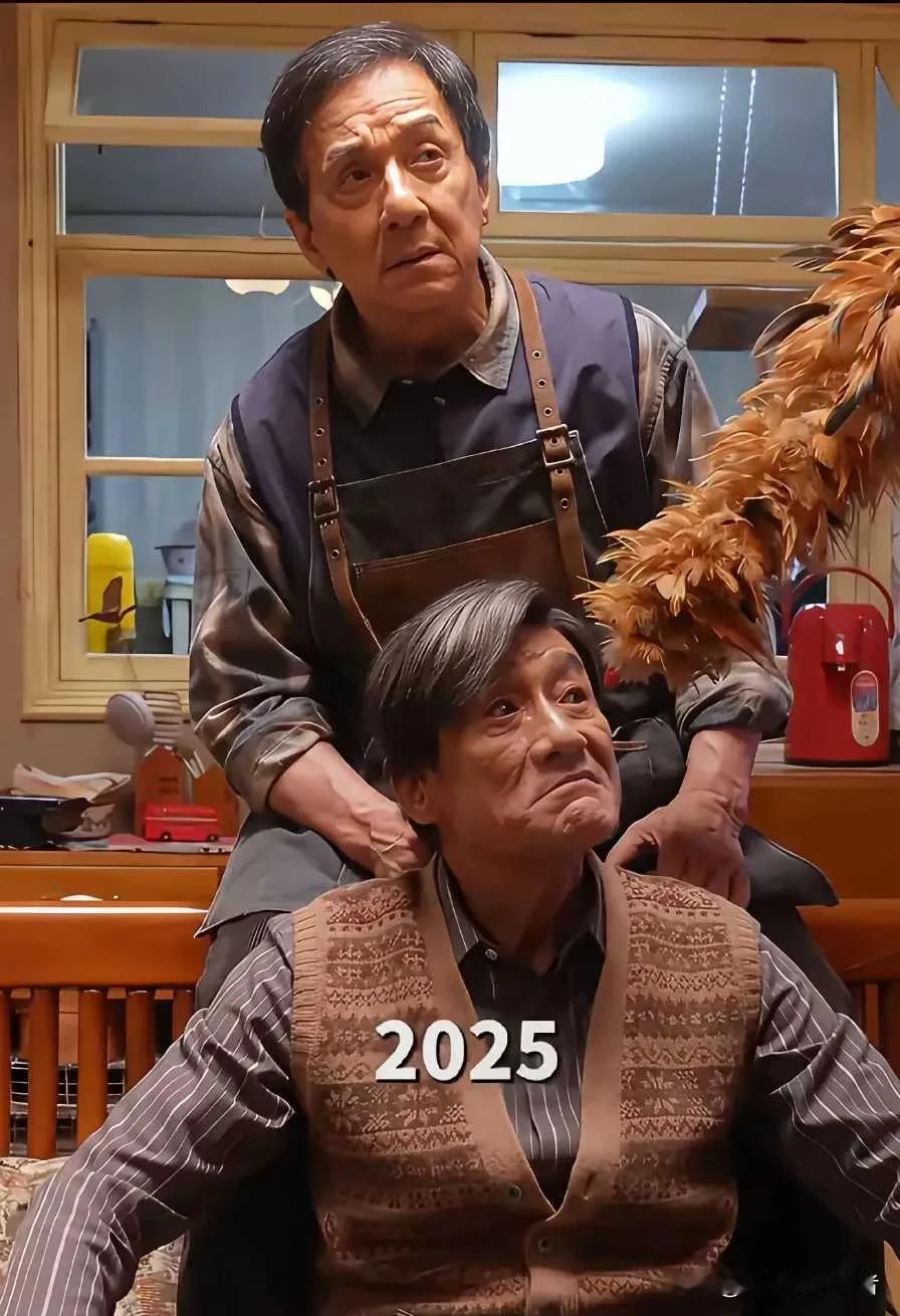 成龙和梁家辉时隔20年再次合作，真的感叹，时间都去哪里了？20年前的《神话》还