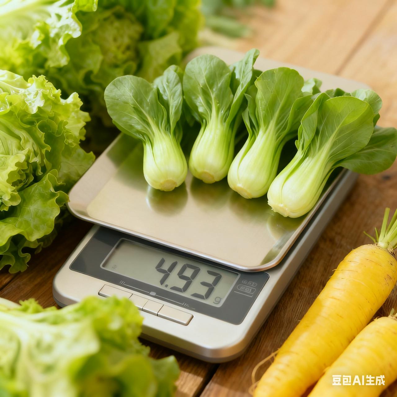 今天我有点太小家子气了。早上我去买菜，被老板的算法给点了一下。我买了四