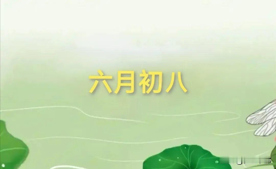 发不发，六月看初八！今天农历六月初八，看看农谚都有啥说法？老话常说“秋收好