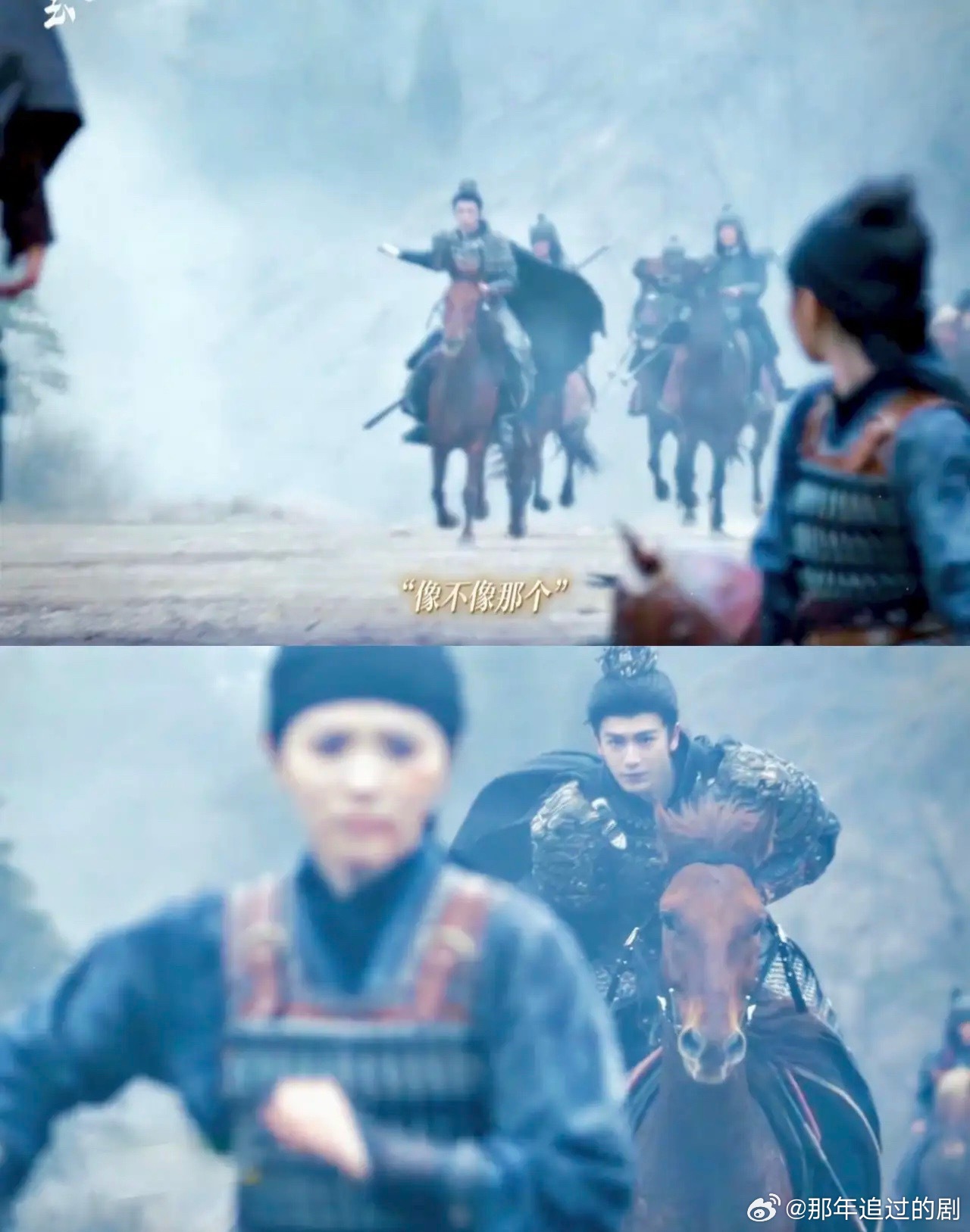 《逐玉》谢征骑着高头大马冲在前面来到了长玉跟前，再加之身边人都在高呼“武安侯来了