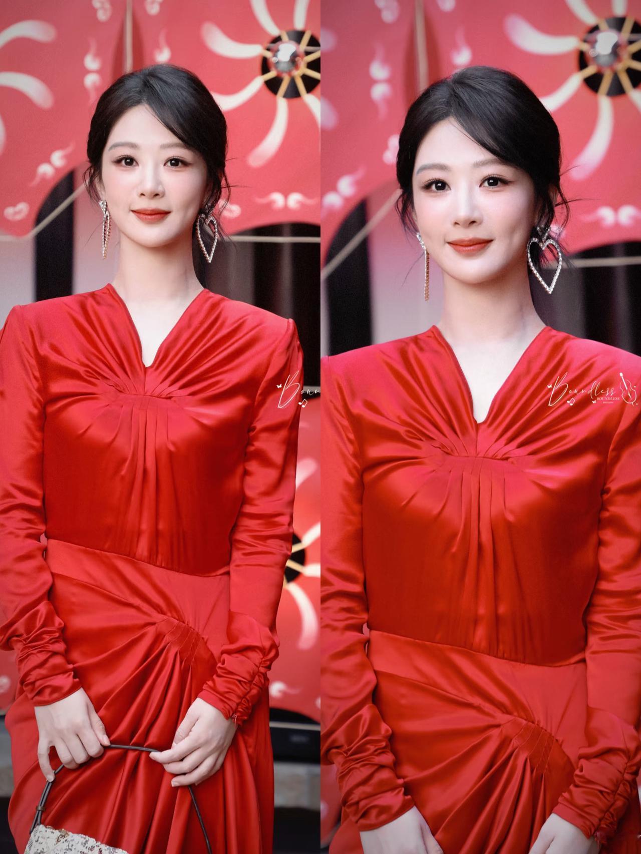 主持人问杨紫，你的择偶标准是什么？​杨紫说，其实我比较喜欢，看着这个人傻乎乎