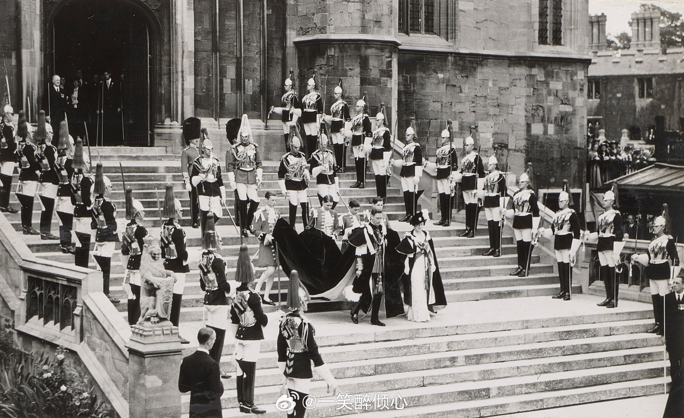 英国王室1937年6月14日，乔治六世和伊丽莎白王后【史上首次】作为君主身份