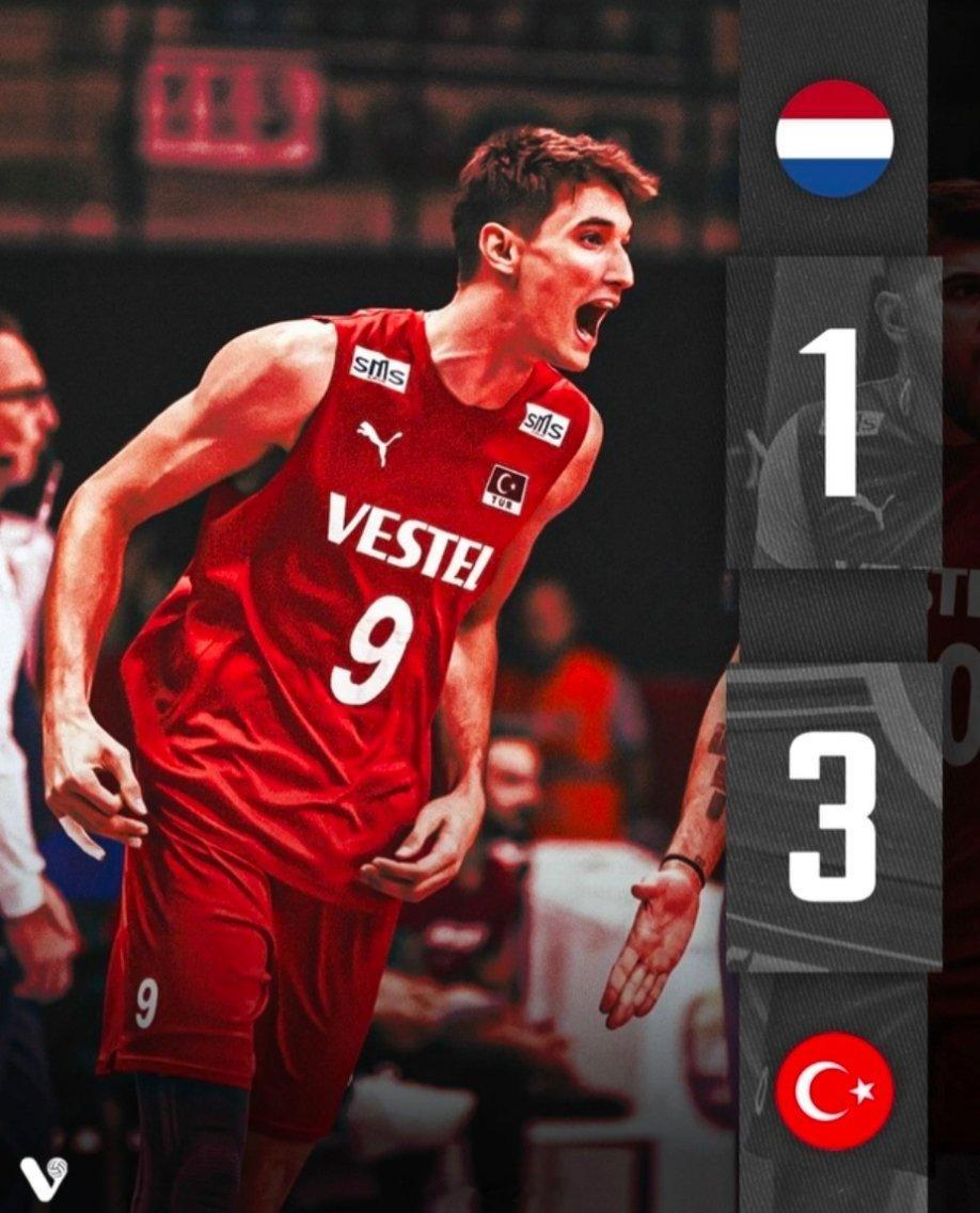 女排热身赛🇹🇷男排赢了🇳🇱，女排输给了🇮🇹​​​