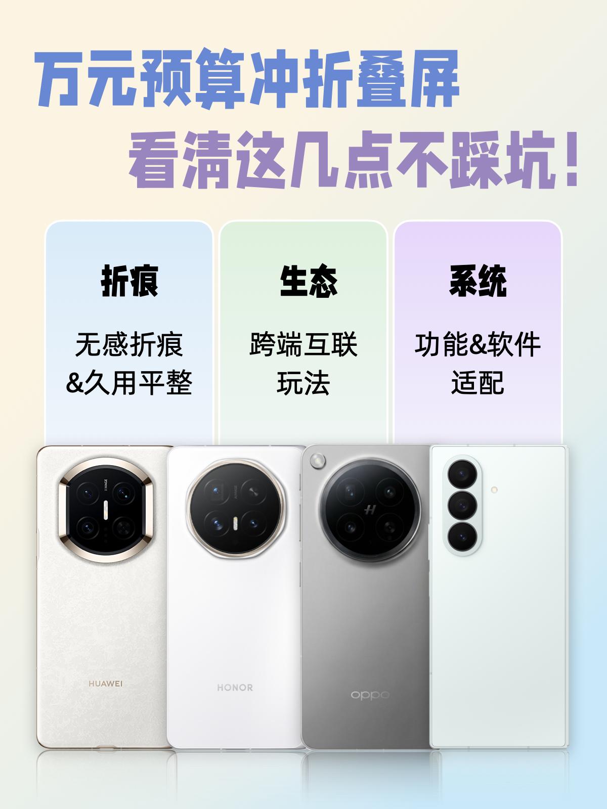 万元预算买极致体验，今年618折叠屏怎么选？618大促来袭，手握万元预算想入