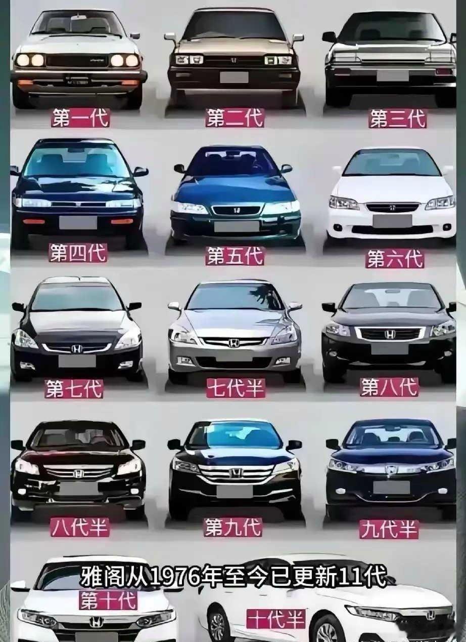 网友：本田雅阁迄今为止，第十代是最好看的，估计是巅峰了​​​