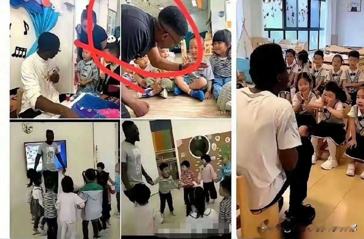 幼儿园请了个黑人外教，家长追问资质证明却遭搪塞看到幼儿园家长群因为新来的黑