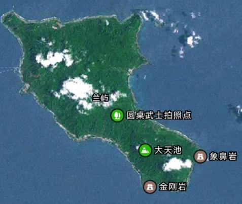 咱中国台湾岛东边的太平洋上，藏着个大岛叫兰屿！它面积约45平方公里，是钓鱼岛