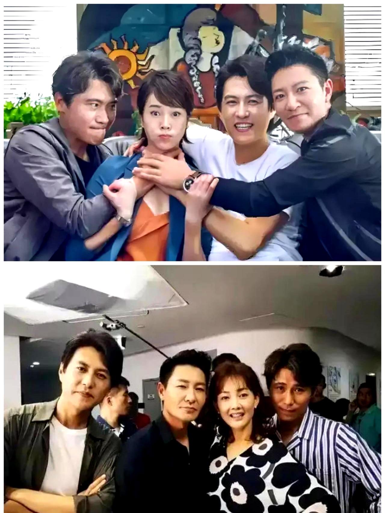 李乃文、靳东这几个平时在戏里端着的实力派，一碰到左小青，全露馅儿了。搂腰的搂腰