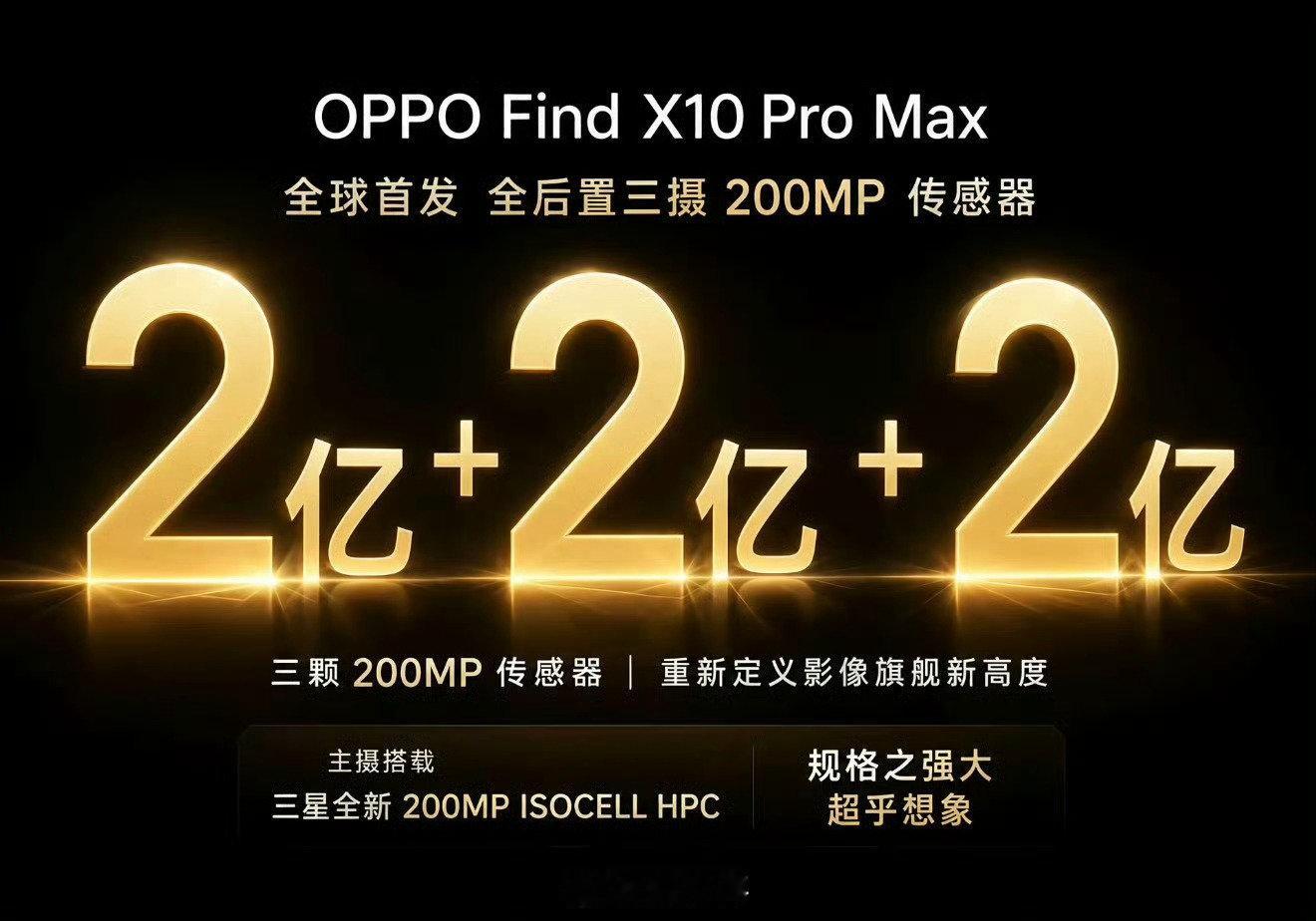 OPPOFindX10：全新升级双2亿镜头群OPPOFindX10ProMax：全球首发三2亿镜头群
