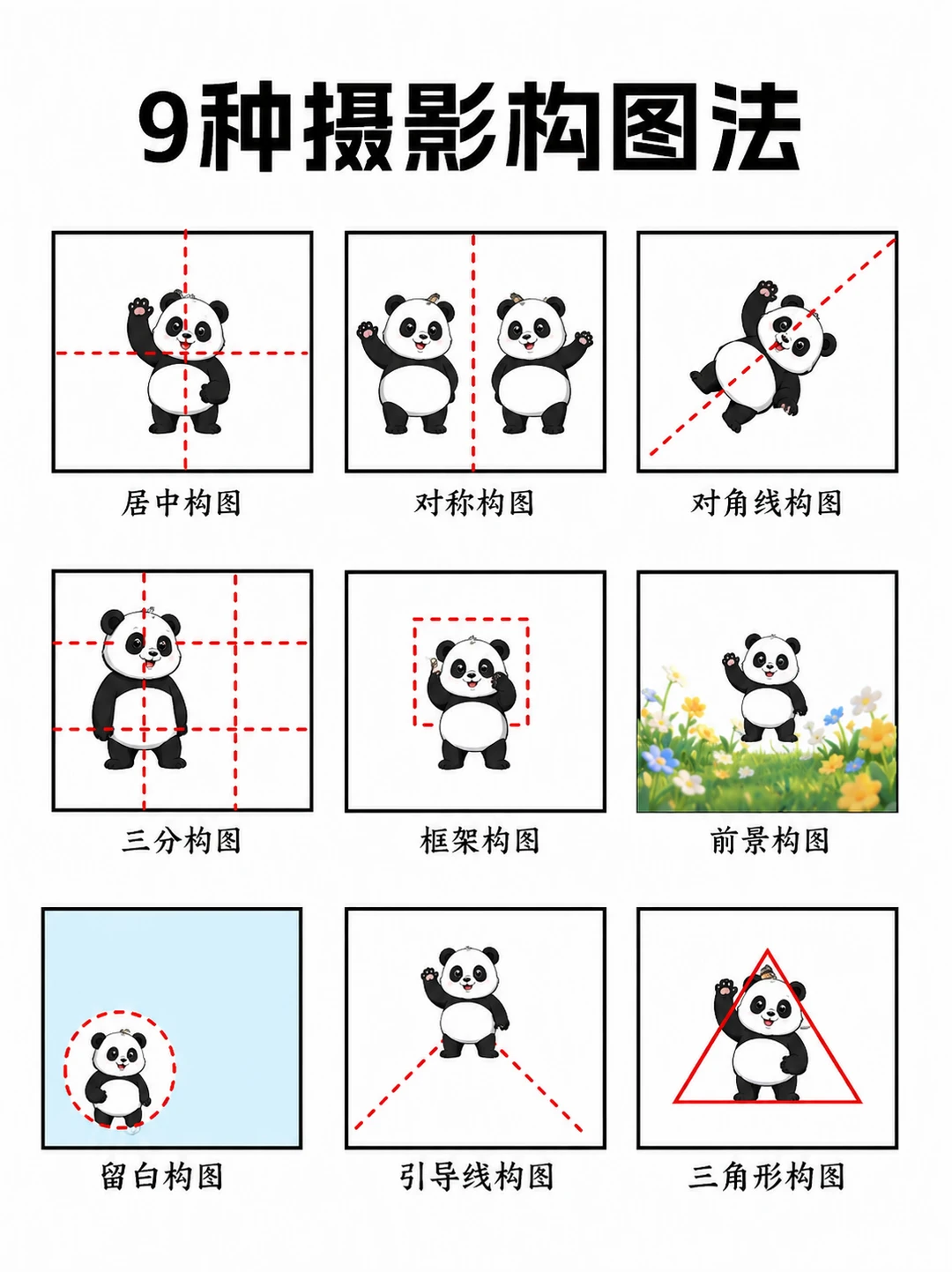 拍照常用的9种构图技巧！！（建议收藏）