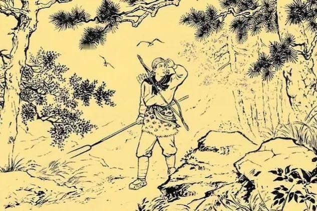 古时，老猎人上山打猎，却发现两只狐狸正在拜堂！猎人直接看呆了，喃喃说道：“可真般