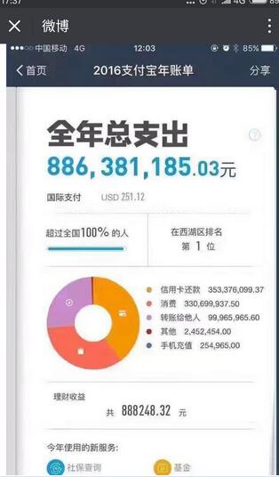 支付宝有限额吗_支付宝收入有多大