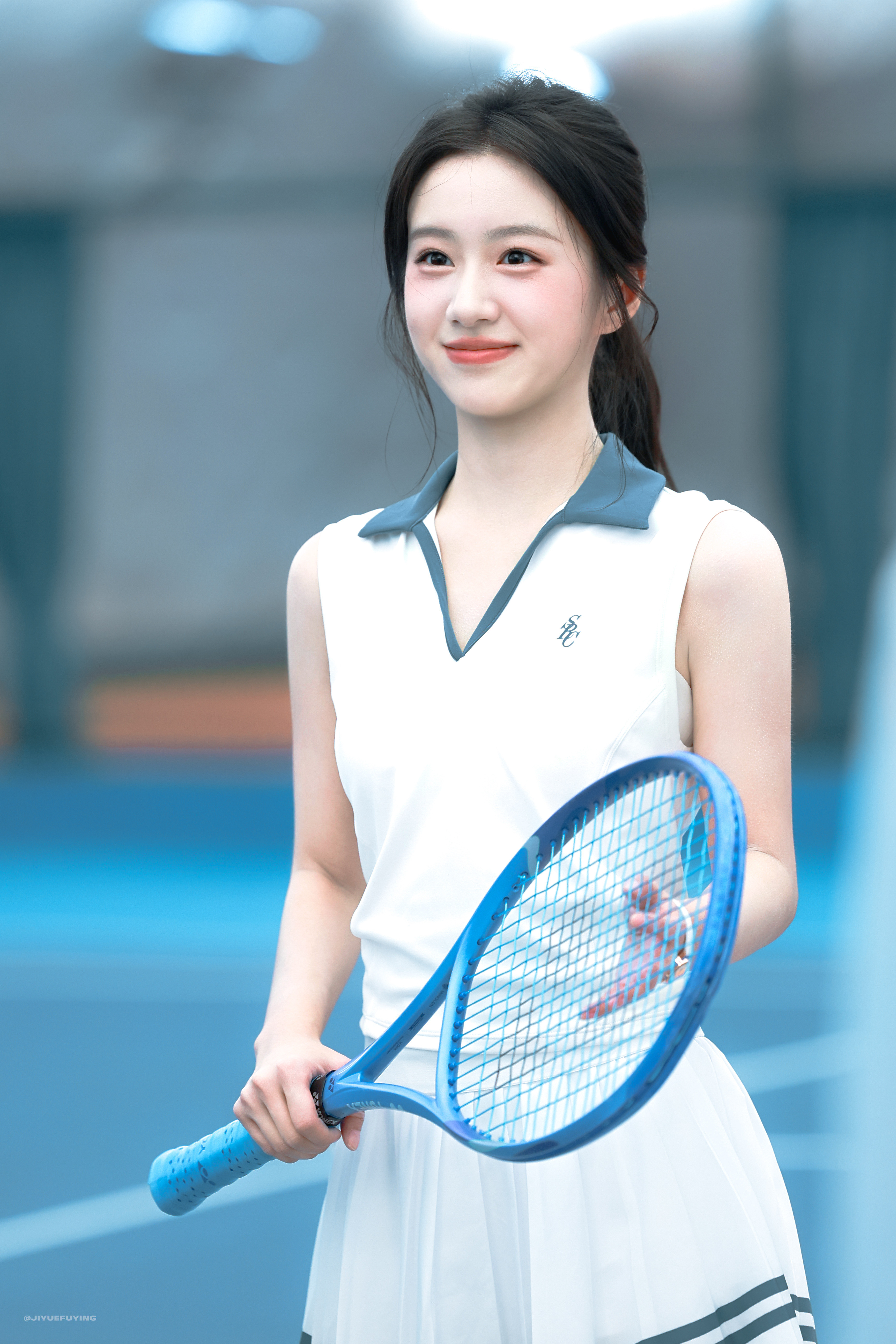 喜欢这个造型，很青春很女大💙包上恩周挽炽夏
