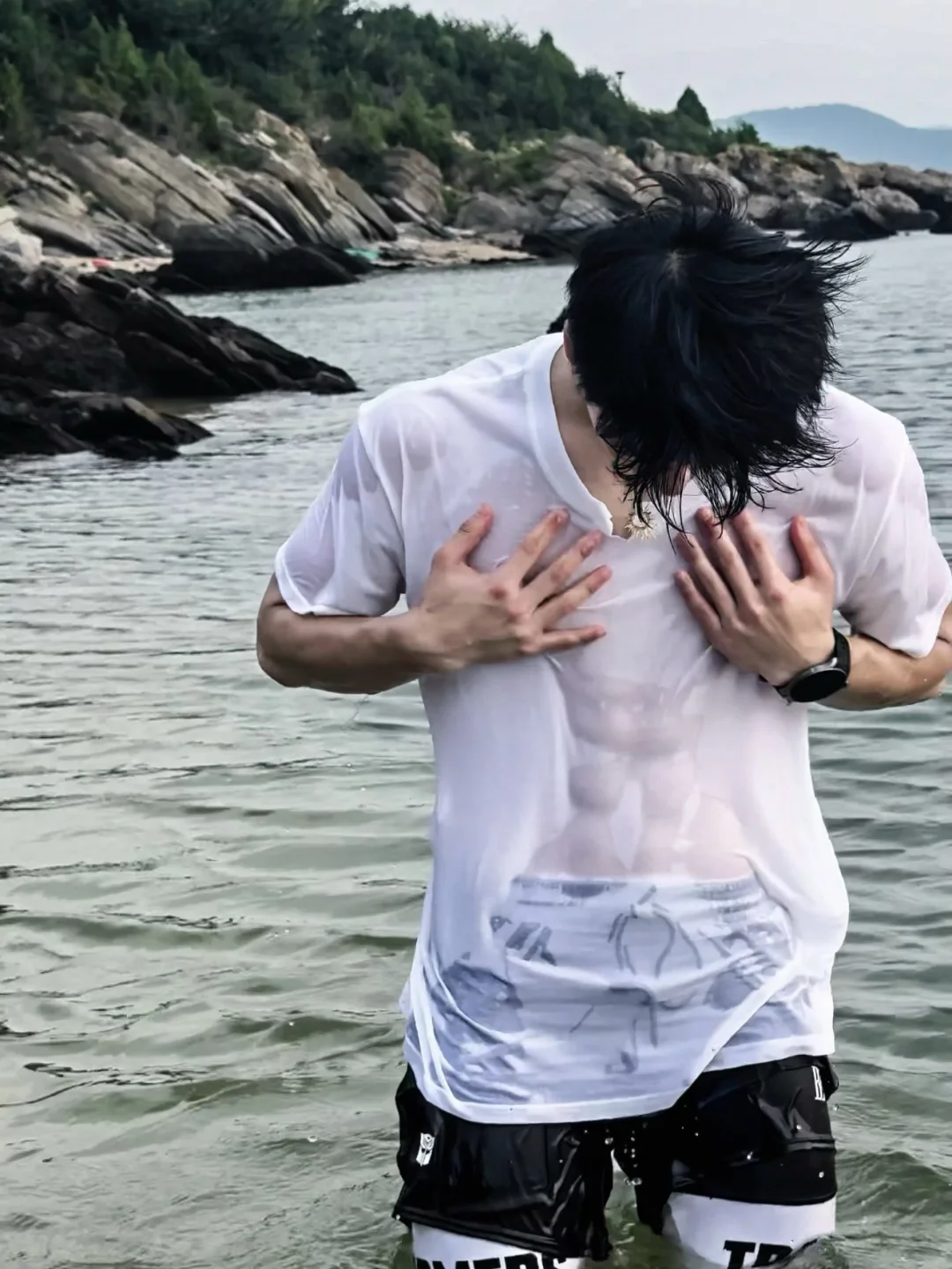 这水好咸啊 💦