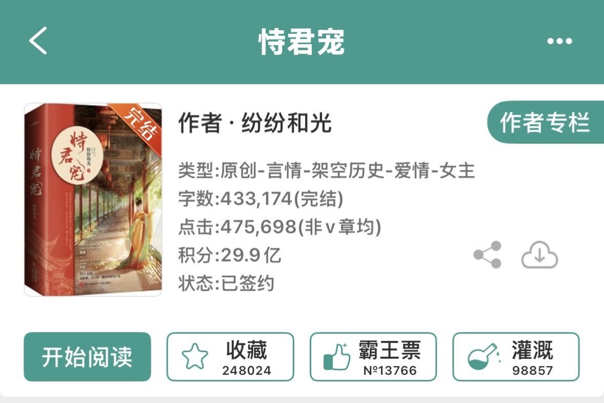 分享一本古言小甜饼 1v1宠文。