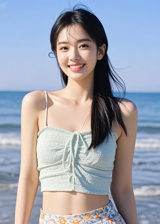 美女一个眼神，温柔得像晚雾轻抚窗台，无声却撩人！