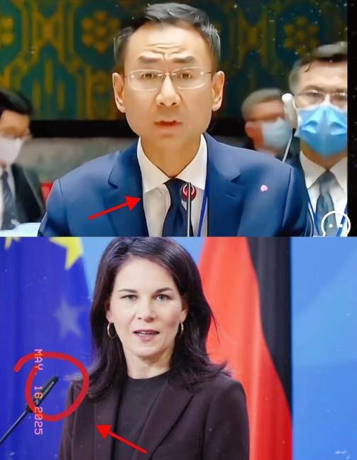 咱们中国外交官耿爽直接给德国外长贝尔伯克出了道难题，这位被西方媒体捧上天的