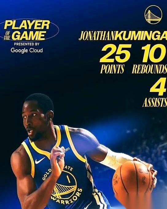 库明加这小子，现在每多得1分，勇士管理层的心就得多抽抽一下。本来想得挺美，签个