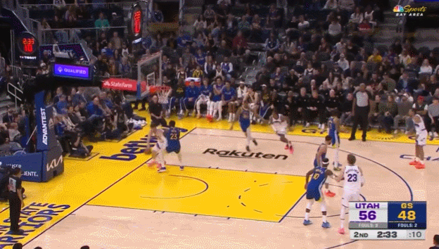 这球都快五秒了，裁判没吹，反而把追梦驱逐了