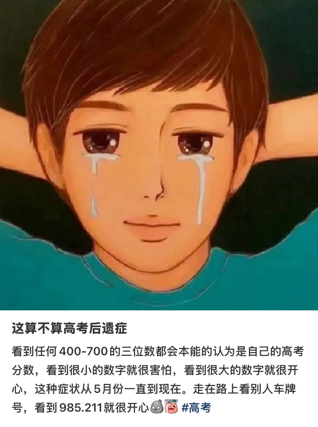 高考后遗症让本狐看看谁高考完玩手机还有愧疚感？高考，你欠我的拿什么还？拿分数还