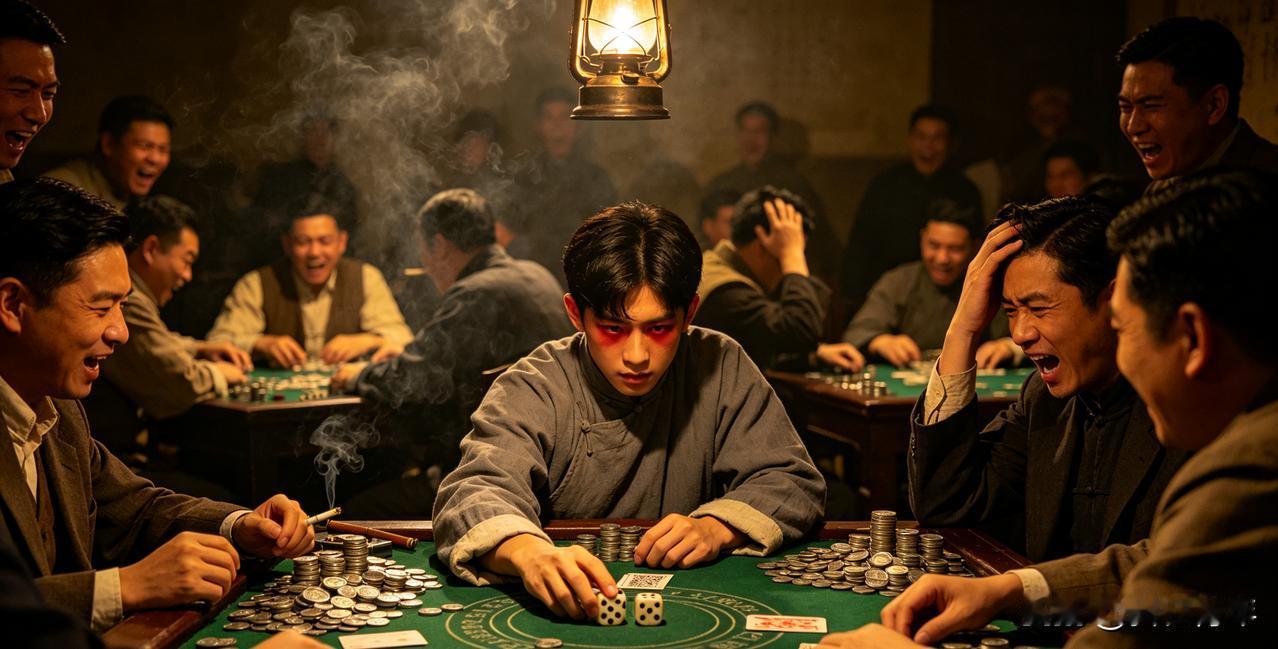 旧社会，一个姓李的有钱人家，教子无方，儿子小李年纪轻轻就染上了赌博恶习。有钱