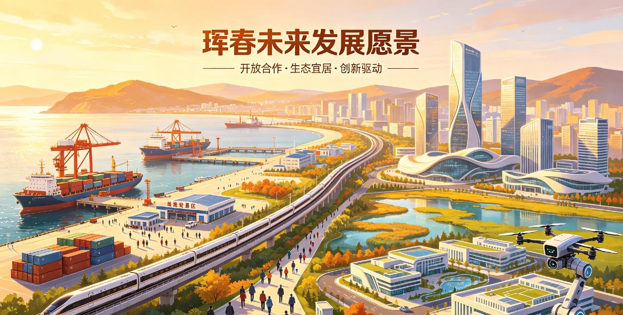 珲春：图们江畔的"海韵"新城，未来能否迎来大发展？珲春地处吉林省东部，是我国