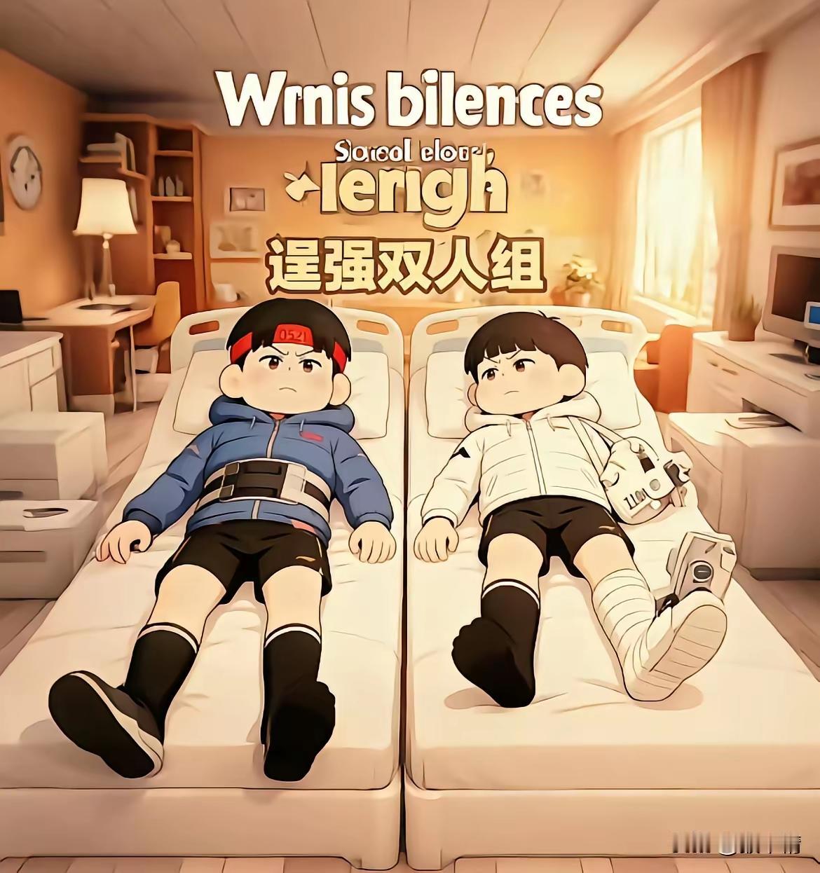 心疼两个孩子，为国而战时，两个孩子挺身而出，每一次超负荷的比赛，就累积些伤痛。当