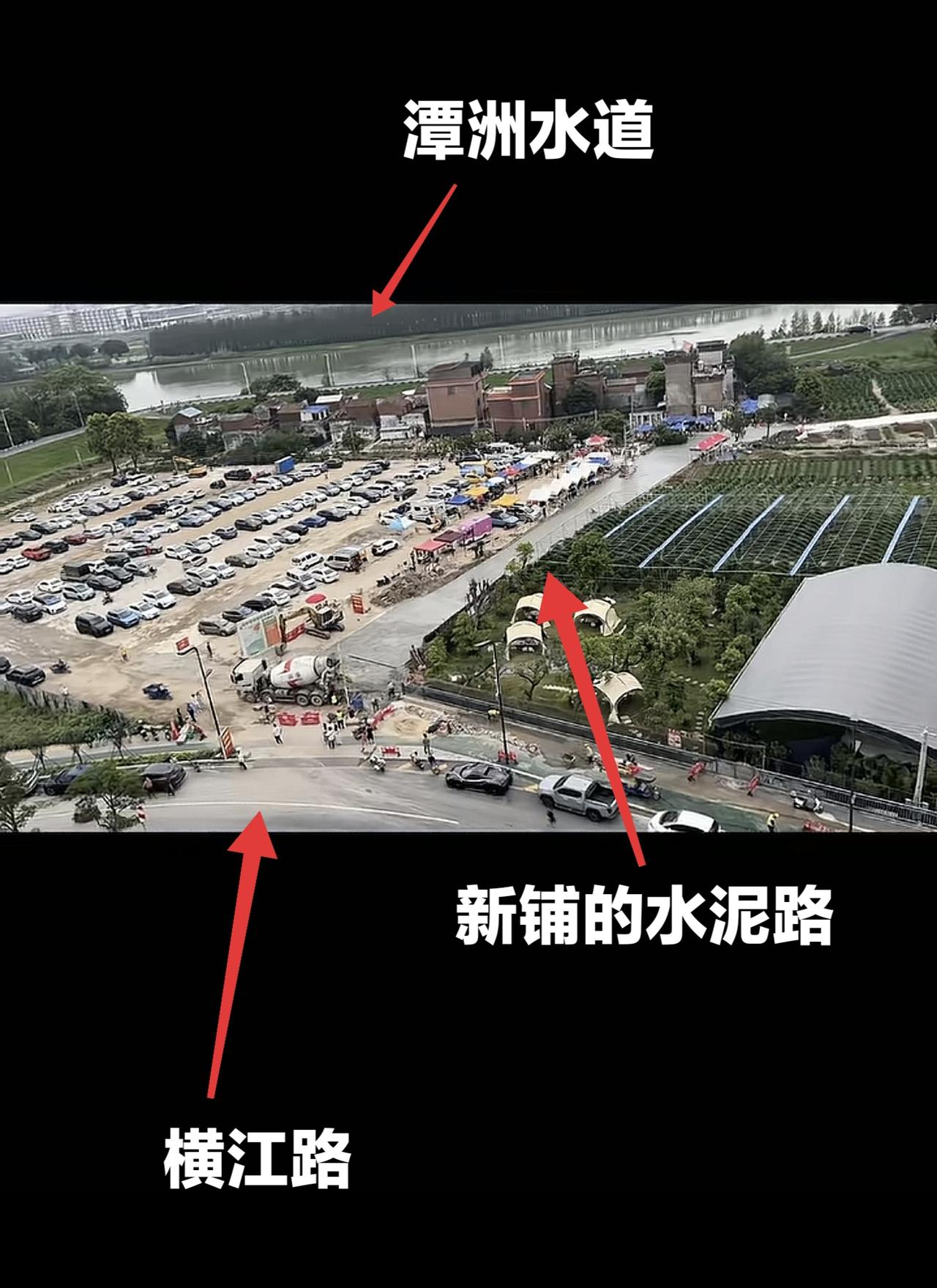 顺德莫氏鸡煲火了之后周边变化很大，原本只有两条小路进去，现在已经铺了水泥路连通外