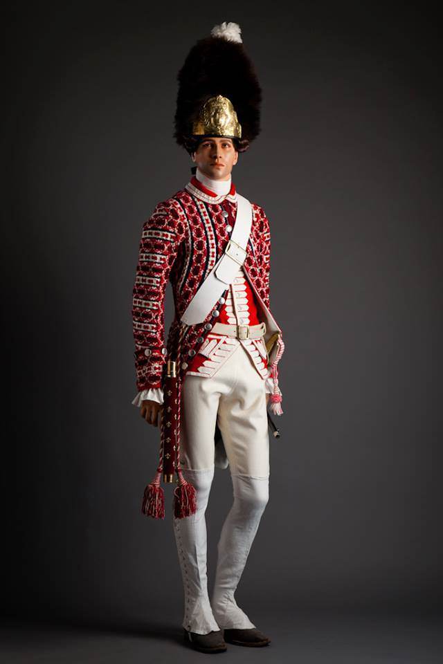绘画参考法国皇室军团制服（1690年-1792年）​​​