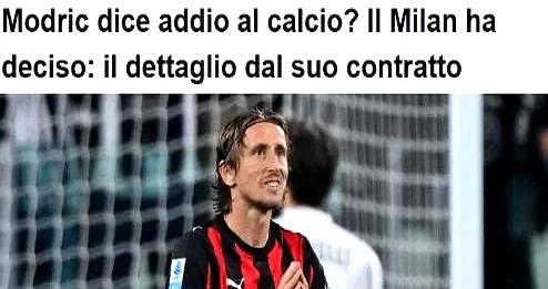 米兰这场“保卫战”，全看莫德里奇了。老莫2025年7月来的米兰，合同签到20