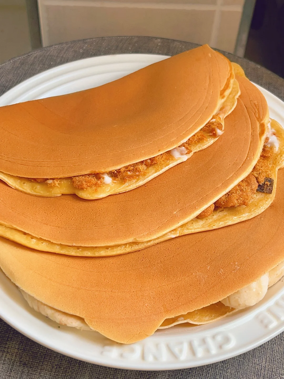 晚上和的面，早上煎的饼！！！