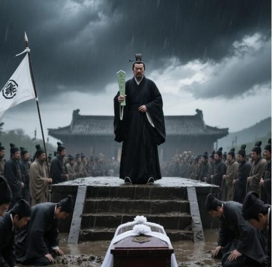 公元1832年，朱元璋的马皇后出殡日，天一直下雨，朱元璋大怒，眼看就要大开杀戒，