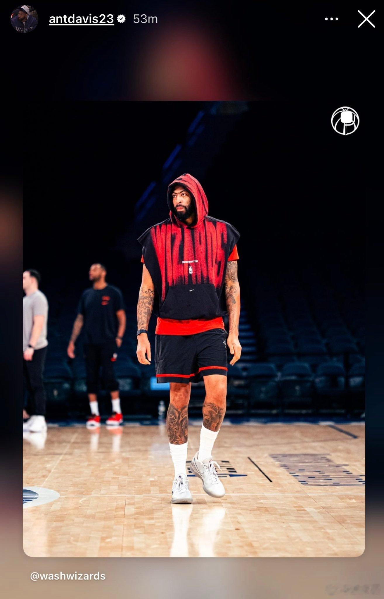 有点小帅安东尼戴维斯奇才nba​​​