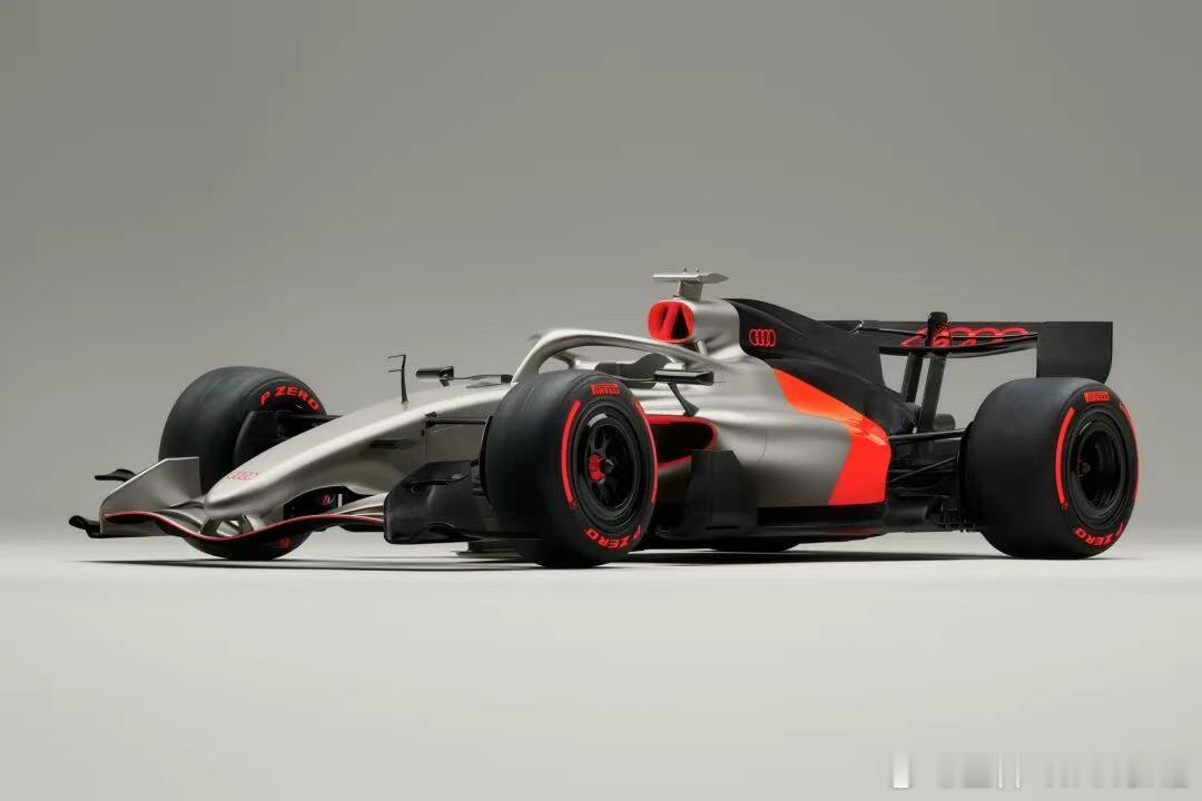 奥迪在慕尼黑“AudiOne”发布会上，亮出2026款F1概念车奥迪R26。银