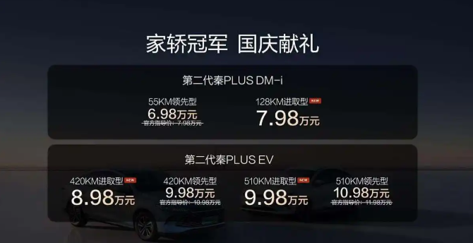 秦Plus，当6.98万砸出来的那一刻，没有一个车企能笑的出来！