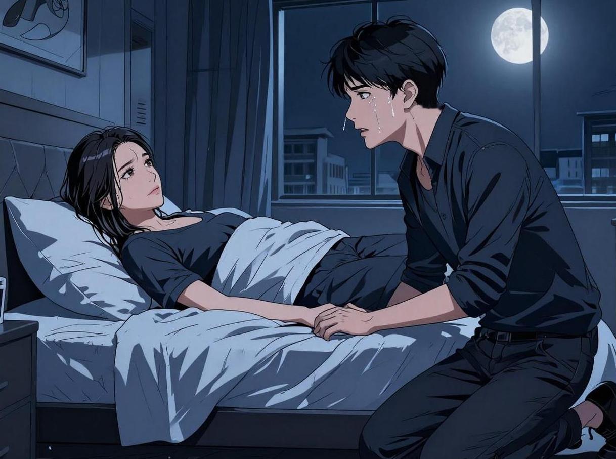 晚上，老公躺在我腿上说:“老婆，将来咱俩都没了，要埋在一块。”​我:“打住。下