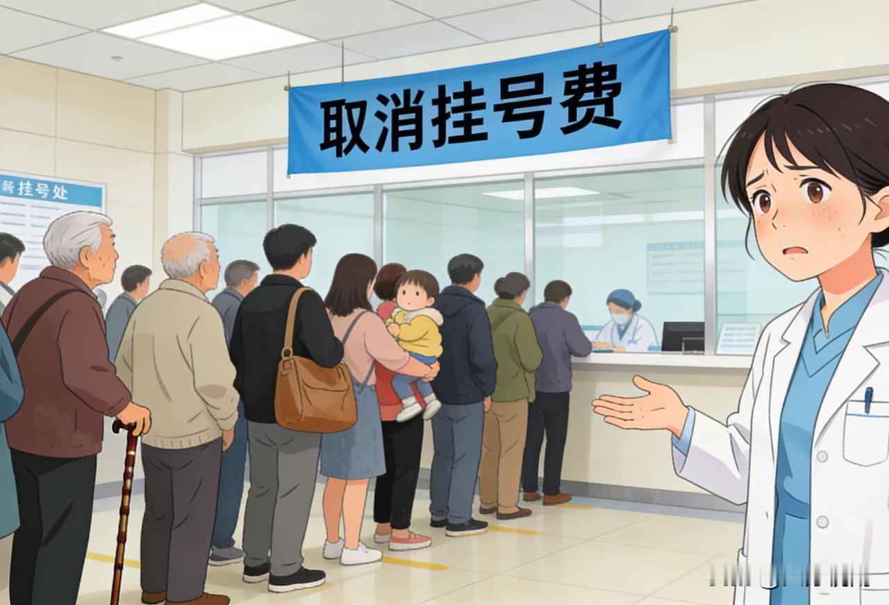 取消医院挂号费？3个坑躲不掉！看着是福利，实际全是坑！别光想省钱，这事没那