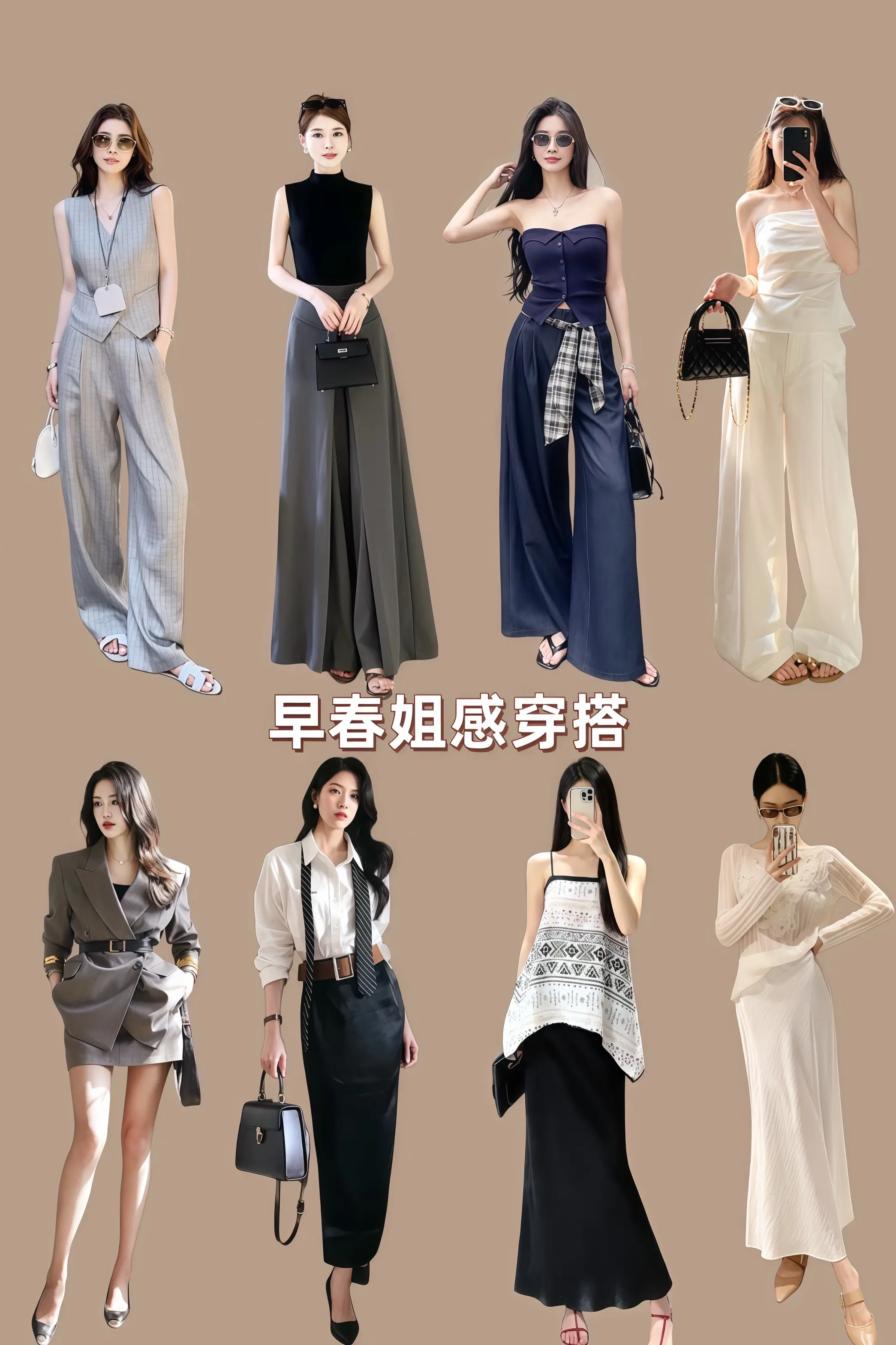 早春姐感穿搭高级感穿搭御姐时髦精春日穿搭